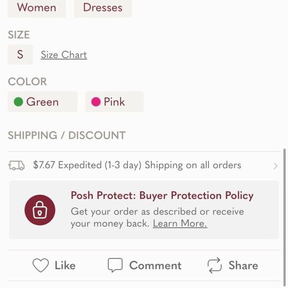 Michael Michael Kors SMALL Dress Wine,Green - Picture 6 of 7